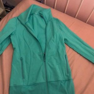 Teal lululemon workout sweater